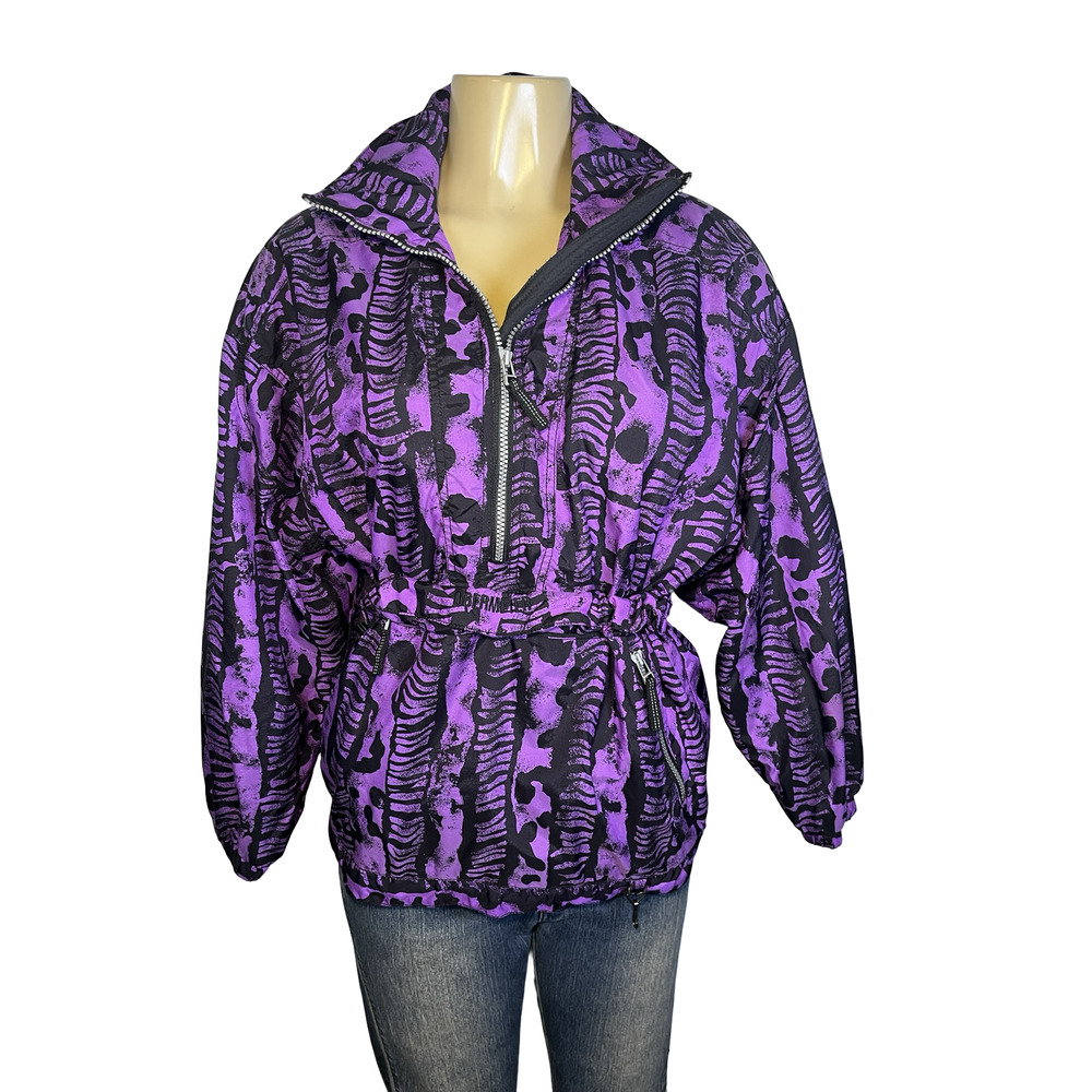 Obermeyer Pullover Jacket Womens Small Purple Bla… - image 3